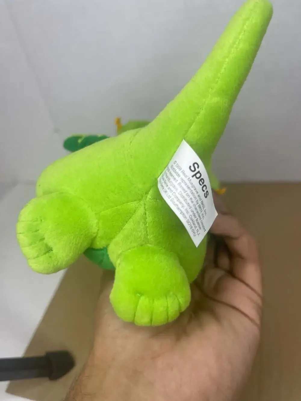 NWT Vintage 1999 Russ Berrie Pocket Dragons Specs Green Dragon Plush Glasses